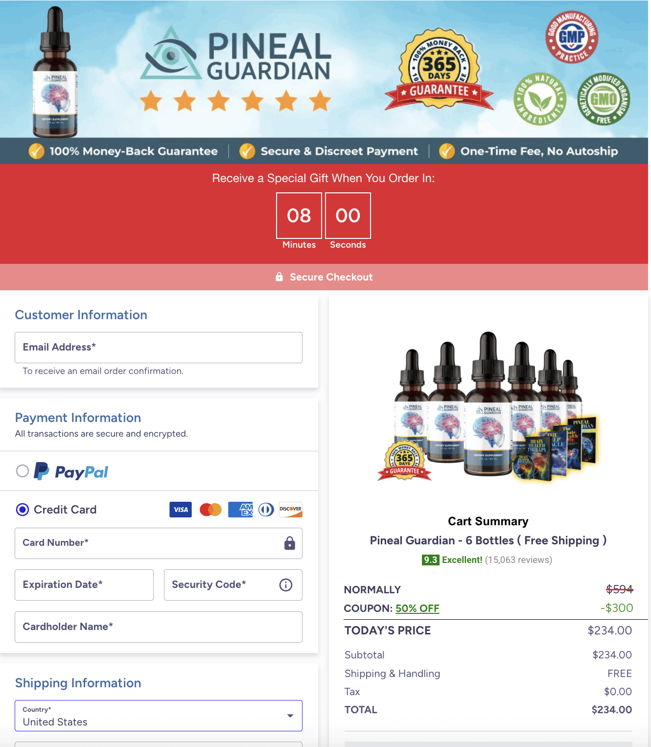 Pineal Guardian-Secure-Checkout